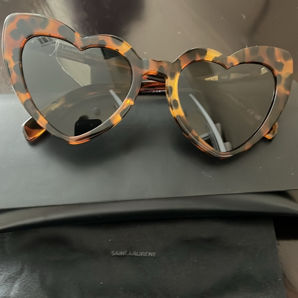 Original YSL Lou Lou tortoiseshell cat eye sunglasess